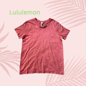 lululemon athletica Pink Women's Top sz 10 orange workout gym shirt designer top